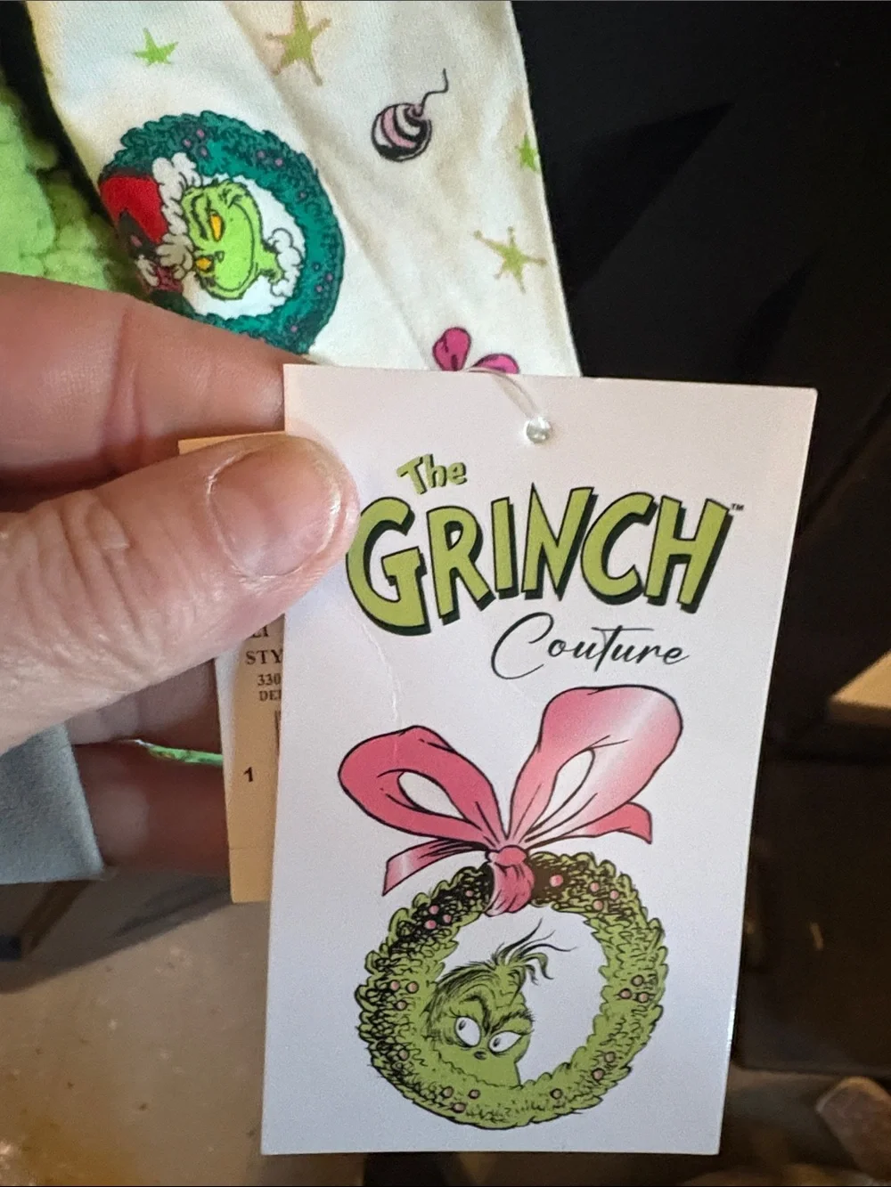 The Grinch Plush Sherpa Suspender Dress in Bright Green - Kids